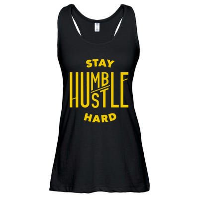 Stay Humble Hustle Hard Ladies Essential Flowy Tank