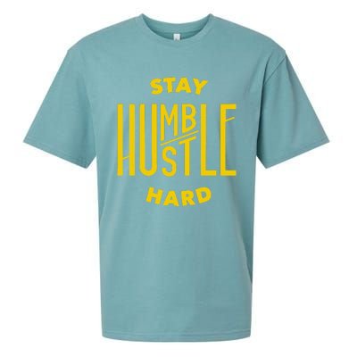 Stay Humble Hustle Hard Sueded Cloud Jersey T-Shirt