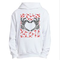 Skeleton Hand Heart Valentines Day Funny Bones Love Urban Pullover Hoodie