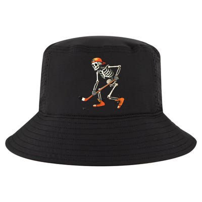 Skeleton Hockey Halloween Costume Sport Cool Comfort Performance Bucket Hat