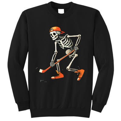 Skeleton Hockey Halloween Costume Sport Sweatshirt