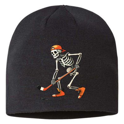 Skeleton Hockey Halloween Costume Sport Sustainable Beanie