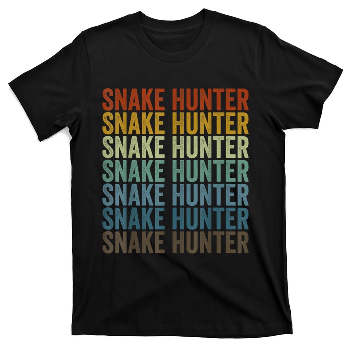 Snake Hunter Hunting Reptile T-Shirt