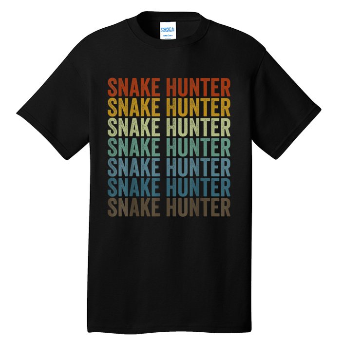 Snake Hunter Hunting Reptile Tall T-Shirt