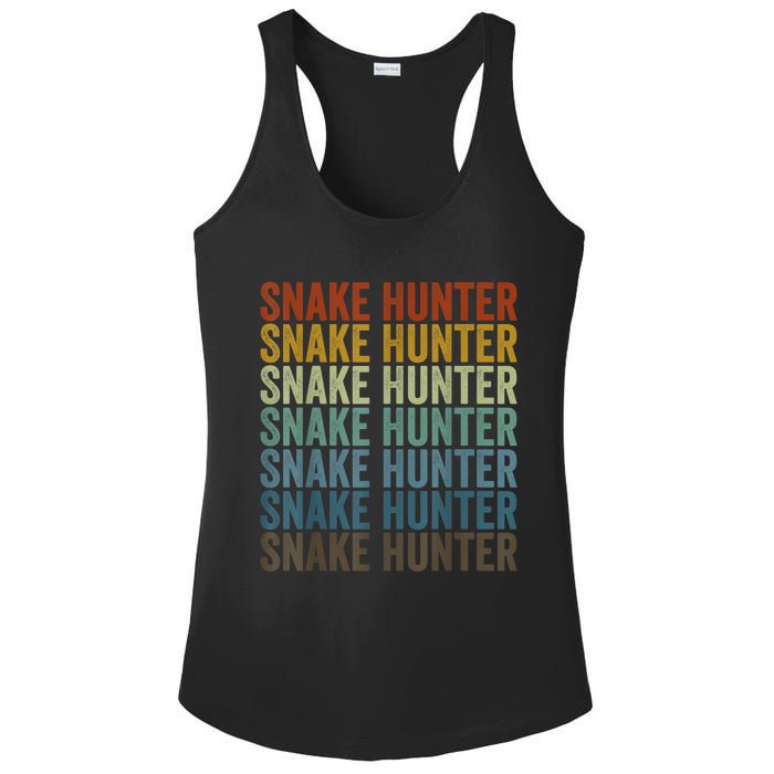 Snake Hunter Hunting Reptile Ladies PosiCharge Competitor Racerback Tank