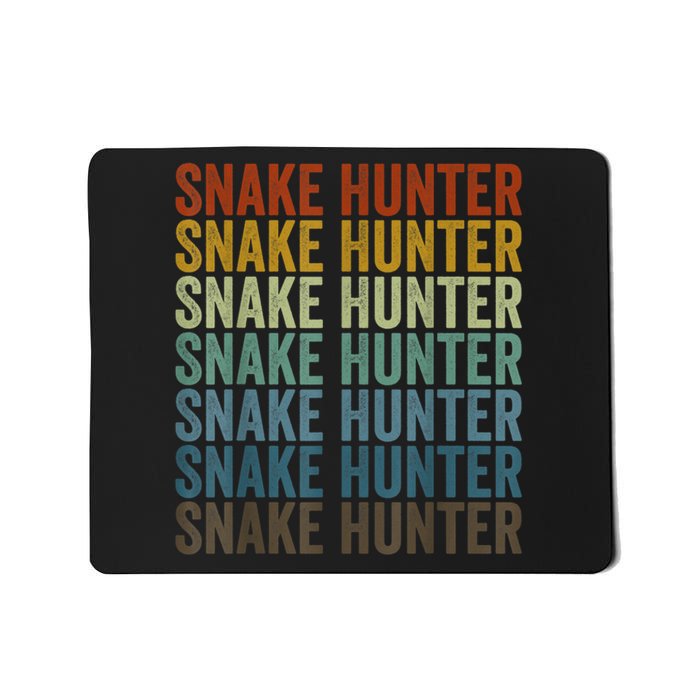 Snake Hunter Hunting Reptile Mousepad