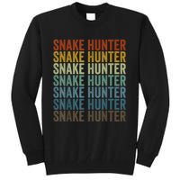 Snake Hunter Hunting Reptile Tall Sweatshirt