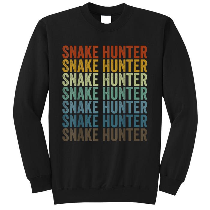 Snake Hunter Hunting Reptile Tall Sweatshirt