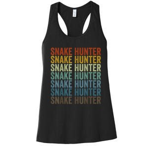 Snake Hunter Hunting Reptile Women's Racerback Tank