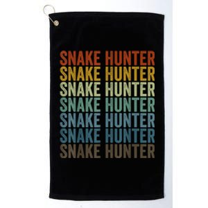 Snake Hunter Hunting Reptile Platinum Collection Golf Towel