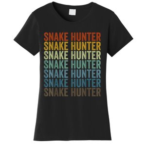 Snake Hunter Hunting Reptile Women's T-Shirt