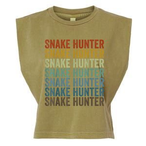 Snake Hunter Hunting Reptile Garment-Dyed Women's Muscle Tee