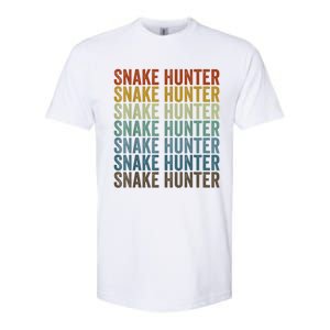 Snake Hunter Hunting Reptile Softstyle CVC T-Shirt