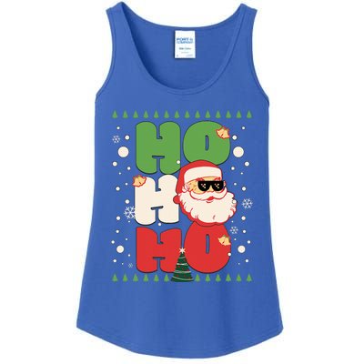 Santa HO HO HO Christmas Funny Santa  Ladies Essential Tank