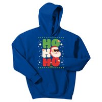 Santa HO HO HO Christmas Funny Santa  Kids Hoodie