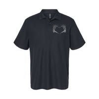 Skeleton Hands Heart Sign Retro Halloween Softstyle Adult Sport Polo