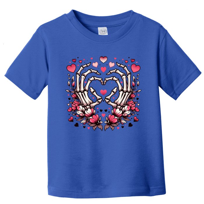 Skeleton Hand Heart: Gothic Love For ValentineS Day Gift Toddler T-Shirt