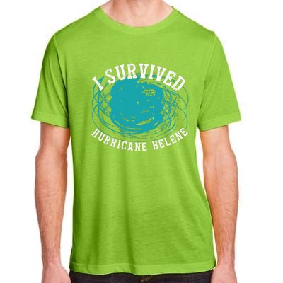 Survived Hurricane Helene 2024 Florida Meme Adult ChromaSoft Performance T-Shirt