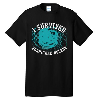 Survived Hurricane Helene 2024 Florida Meme Tall T-Shirt