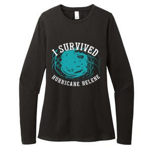 Survived Hurricane Helene 2024 Florida Meme Womens CVC Long Sleeve Shirt