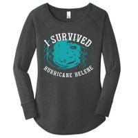 Survived Hurricane Helene 2024 Florida Meme Women's Perfect Tri Tunic Long Sleeve Shirt