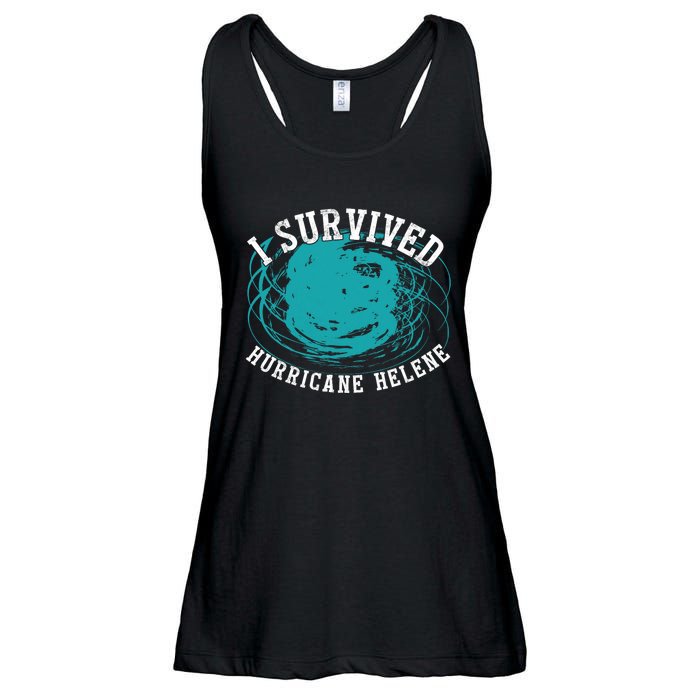 Survived Hurricane Helene 2024 Florida Meme Ladies Essential Flowy Tank