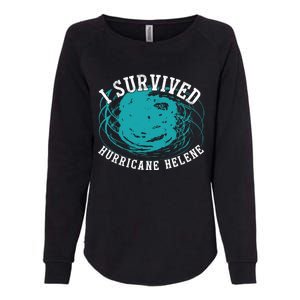 Survived Hurricane Helene 2024 Florida Meme Womens California Wash Sweatshirt