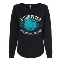 Survived Hurricane Helene 2024 Florida Meme Womens California Wash Sweatshirt