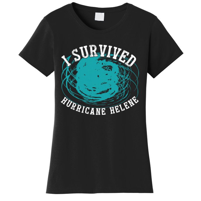 Survived Hurricane Helene 2024 Florida Meme Women's T-Shirt