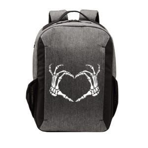 Skeleton Hand Heart Sign Funny Halloween Vector Backpack