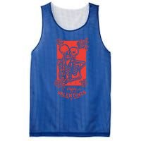 Skeleton Hug Happy Valentines Day Funny Couple Cute Gift Mesh Reversible Basketball Jersey Tank