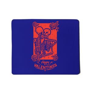 Skeleton Hug Happy Valentines Day Funny Couple Cute Gift Mousepad