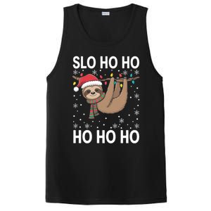 Slo Ho Ho Merry Slothmas Sloth Christmas Great Gift PosiCharge Competitor Tank