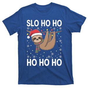 Slo Ho Ho Merry Slothmas Sloth Christmas Great Gift T-Shirt