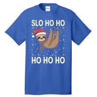 Slo Ho Ho Merry Slothmas Sloth Christmas Great Gift Tall T-Shirt