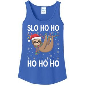 Slo Ho Ho Merry Slothmas Sloth Christmas Great Gift Ladies Essential Tank