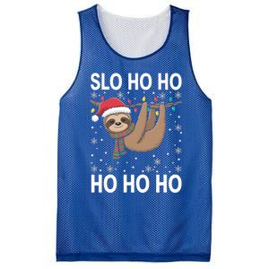 Slo Ho Ho Merry Slothmas Sloth Christmas Great Gift Mesh Reversible Basketball Jersey Tank