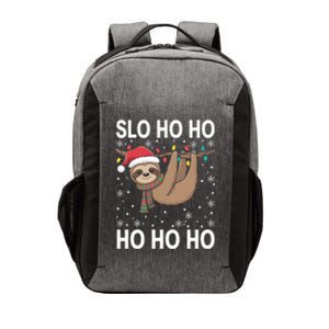 Slo Ho Ho Merry Slothmas Sloth Christmas Great Gift Vector Backpack