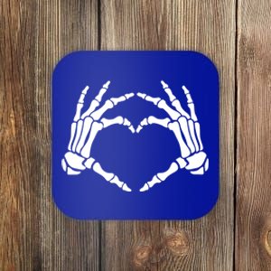 Skeleton Hands Heart Cute Gift Coaster