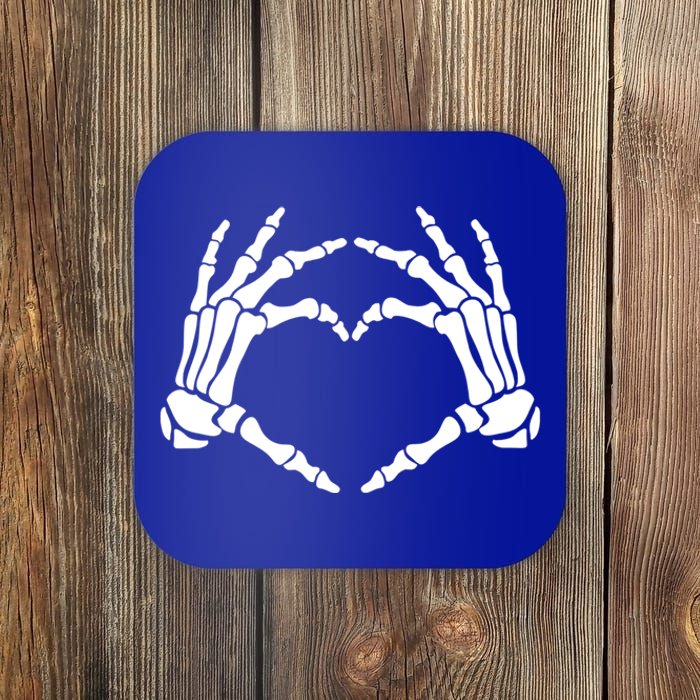 Skeleton Hands Heart Cute Gift Coaster