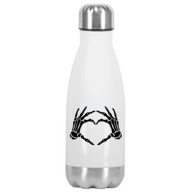 Skeleton Hands Heart Cute Gift Stainless Steel Insulated Water Bottle