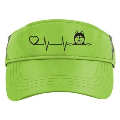 Siberian Husky Heartbeat Dog Breed Husky Heart Adult Drive Performance Visor