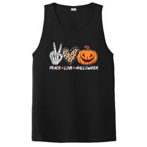 Skeleton Hands Heart Peace Love Halloween Costume Great Gift PosiCharge Competitor Tank