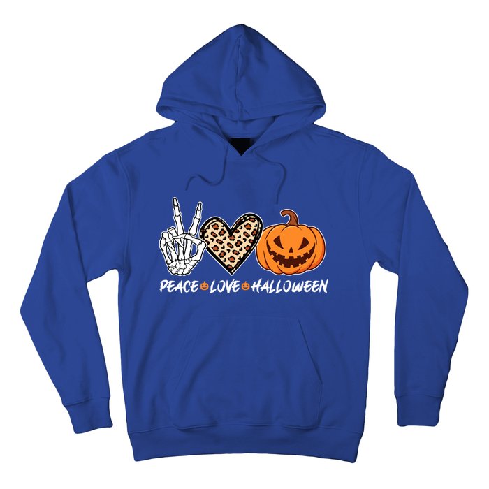 Skeleton Hands Heart Peace Love Halloween Costume Great Gift Hoodie