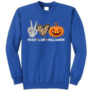 Skeleton Hands Heart Peace Love Halloween Costume Great Gift Sweatshirt