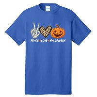 Skeleton Hands Heart Peace Love Halloween Costume Great Gift Tall T-Shirt