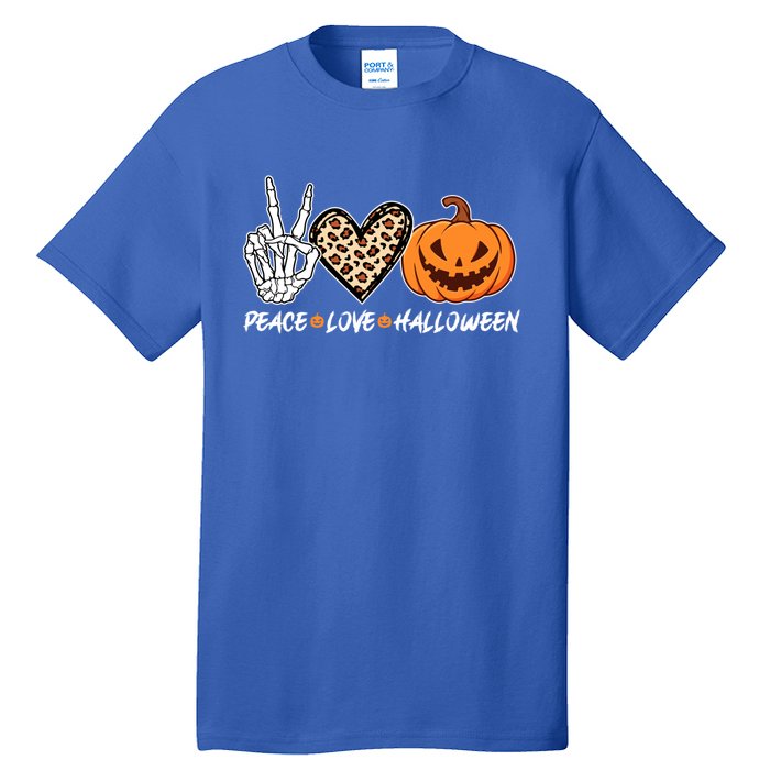 Skeleton Hands Heart Peace Love Halloween Costume Great Gift Tall T-Shirt