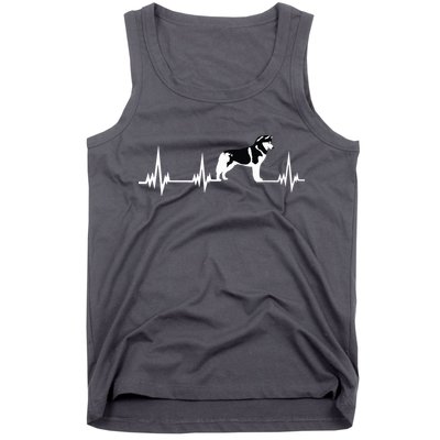 Siberian Husky Heartbeat Gift For Men Women Boy Girl Tank Top