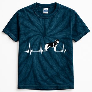 Siberian Husky Heartbeat Gift For Men Women Boy Girl Kids Tie-Dye T-Shirt