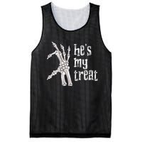 Skeleton Heart Halloween Matching Couples His And Hers Pjs Mesh Reversible Basketball Jersey Tank